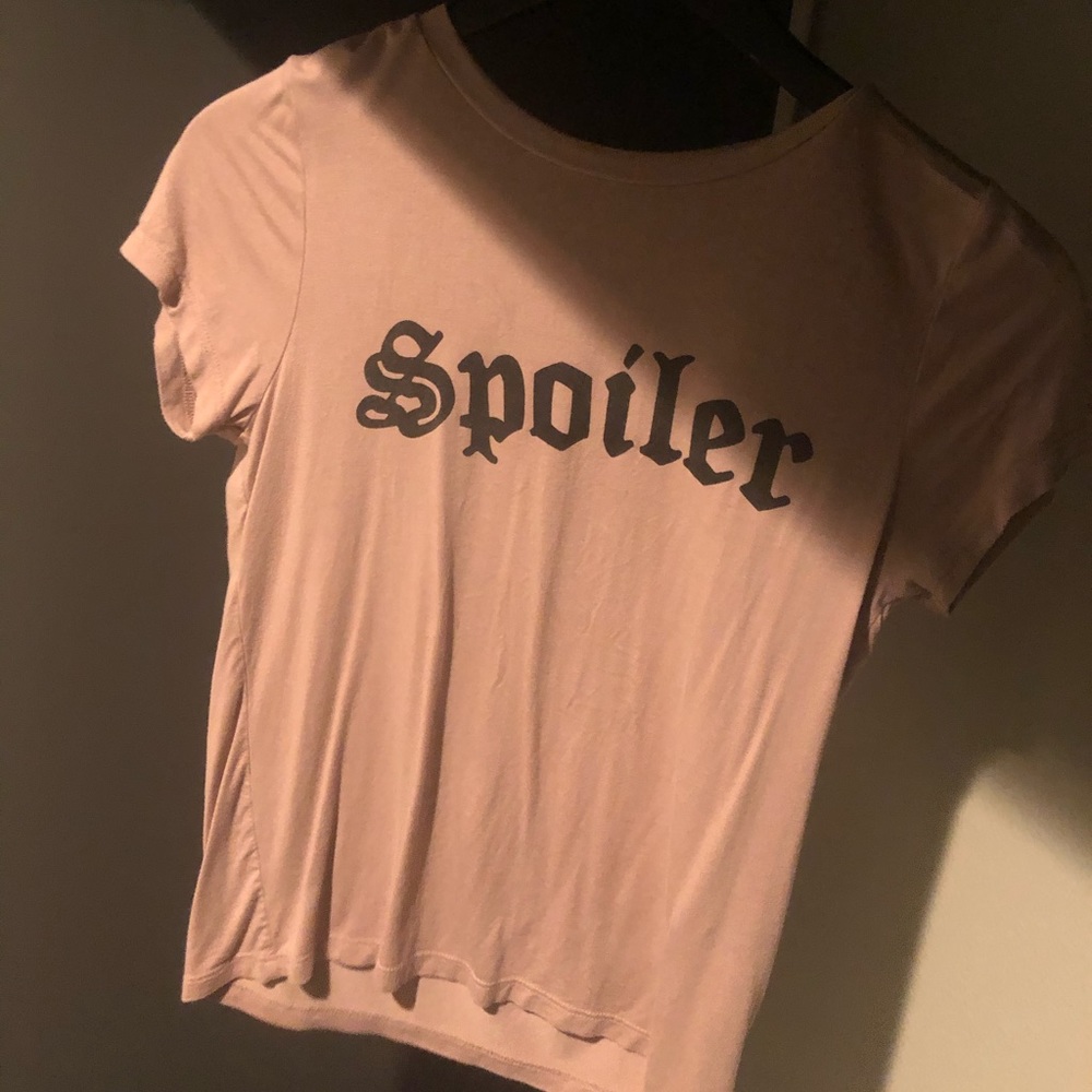 Spoiler shirt